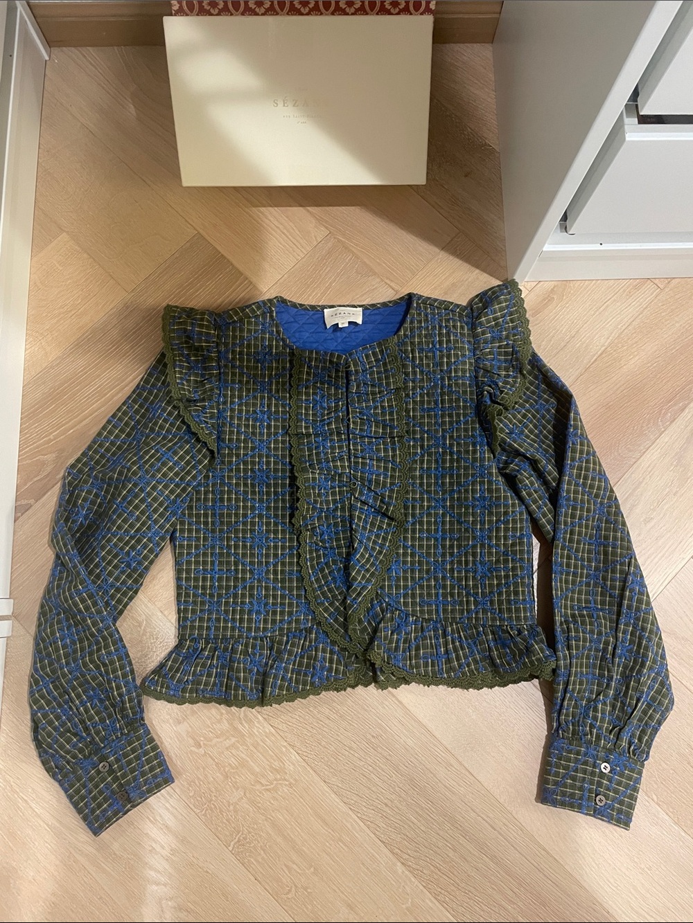 NWOT Sézane Axel Jacket in size 34 Like New-Never Worn - Picture 8 of 13